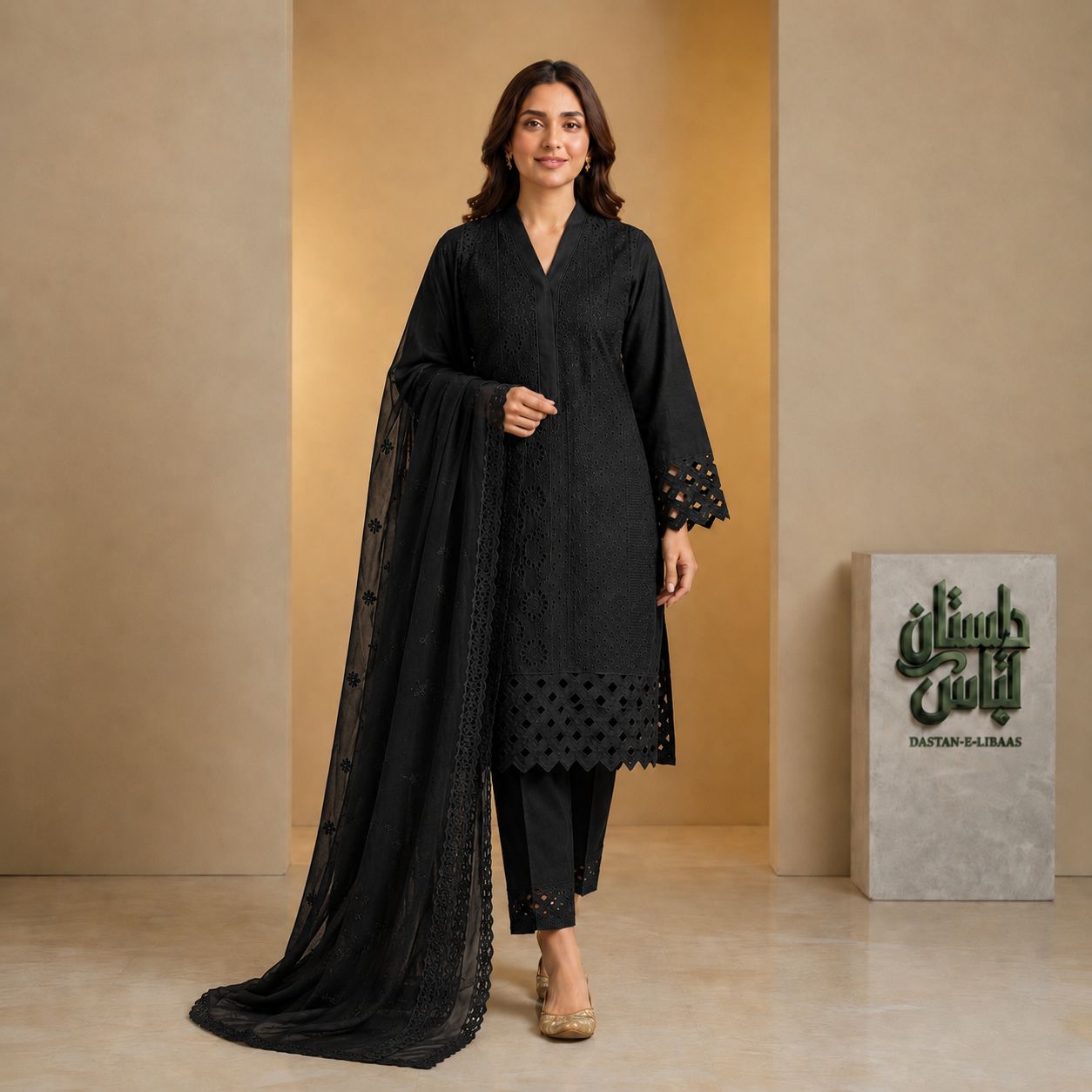 3 Piece - Embroidered Lawn Suit