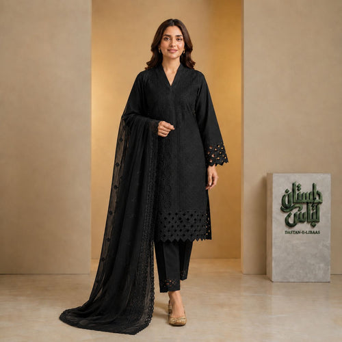 3 Piece - Embroidered Lawn Suit