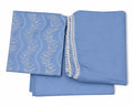 Dastan-e-Libas | Sky Blue Embroidered 3-Piece Unstitched Lawn Suit